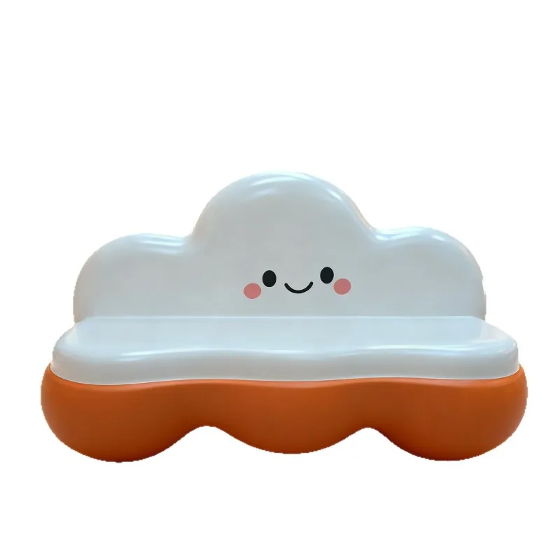 Shopping mall outdoor creative cloud modeling seat public leisure area waiting bench