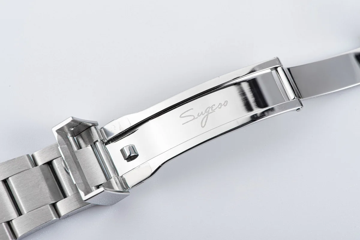 Sugess Panda Chronograph Uhrwerk Automatische mechanische Chronograph Armbanduhr Wasserdicht Tauchen Herrenuhren Keramiklünette Tona – Detail 8
