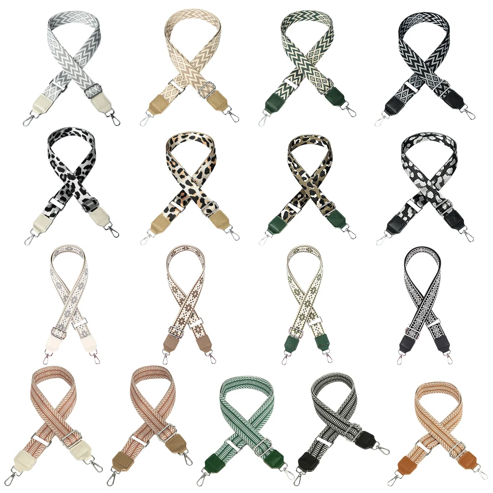 Alças de bolsa crossbody 3,8 cm de largura Alça elegante 360 °   Cinto de bolsa de cabeça rotativa 80-140cm ajustável para substituição de alça de bolsas