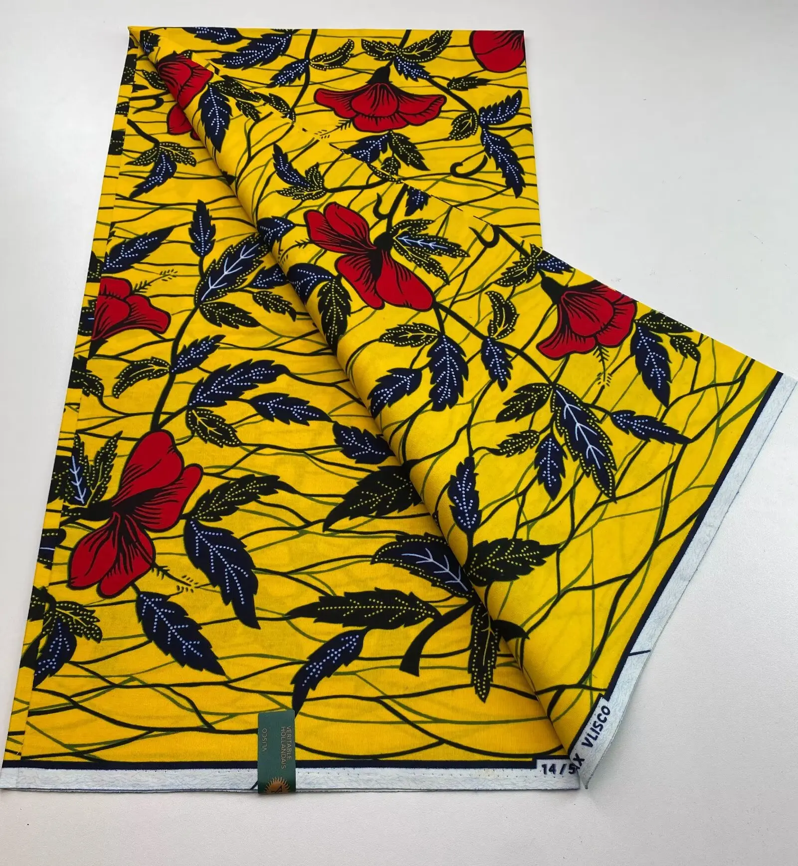 High Quality 100% Cotton Veritable Original Ankara African Real wax Prints Fabric Ghana Wax Nigeria Style Batik Wax Fabric Pagne