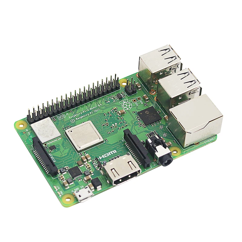 Imagem -02 - Raspberry pi Modelo b com Case Opcional Ventilador 1gb de Ram Bcm2837b0 Cortex-a53 64-bit 2.4ghz Wifi bt 4.2 Ble Gigabit Ethernet Original