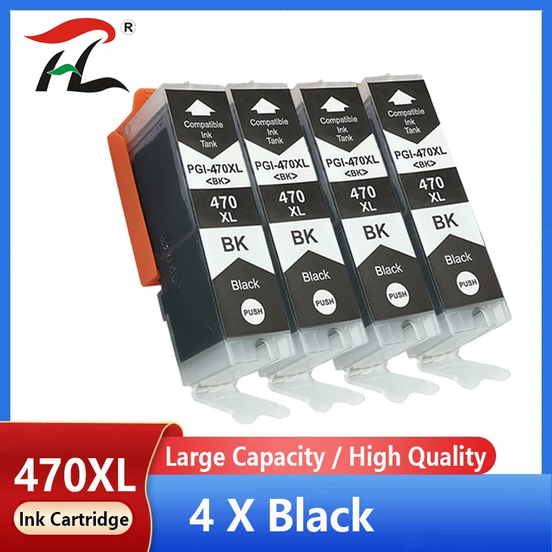 4BK PGI 470 CLI 471 Compatible Ink Cartridge For Canon PGI470 PGI-470 CLI-471 PIXMA MG6840 MG5740 TS5040 TS6040 MG 6840 Printer