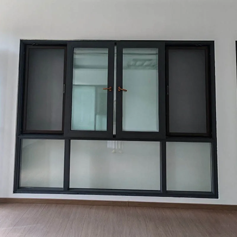 Customization Customized Balcony Thermal Break Window Aluminium Energy Efficiency windows Glass Horizontal Sliding Window for Sa