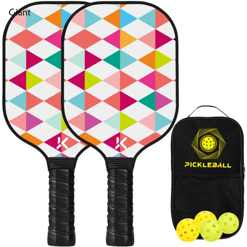 

Pickleball Paddle Set Brand Good Quality Carbon Fiber with Thickened Racket Outdoor for Sports Pickle Ball Palas Court Portable