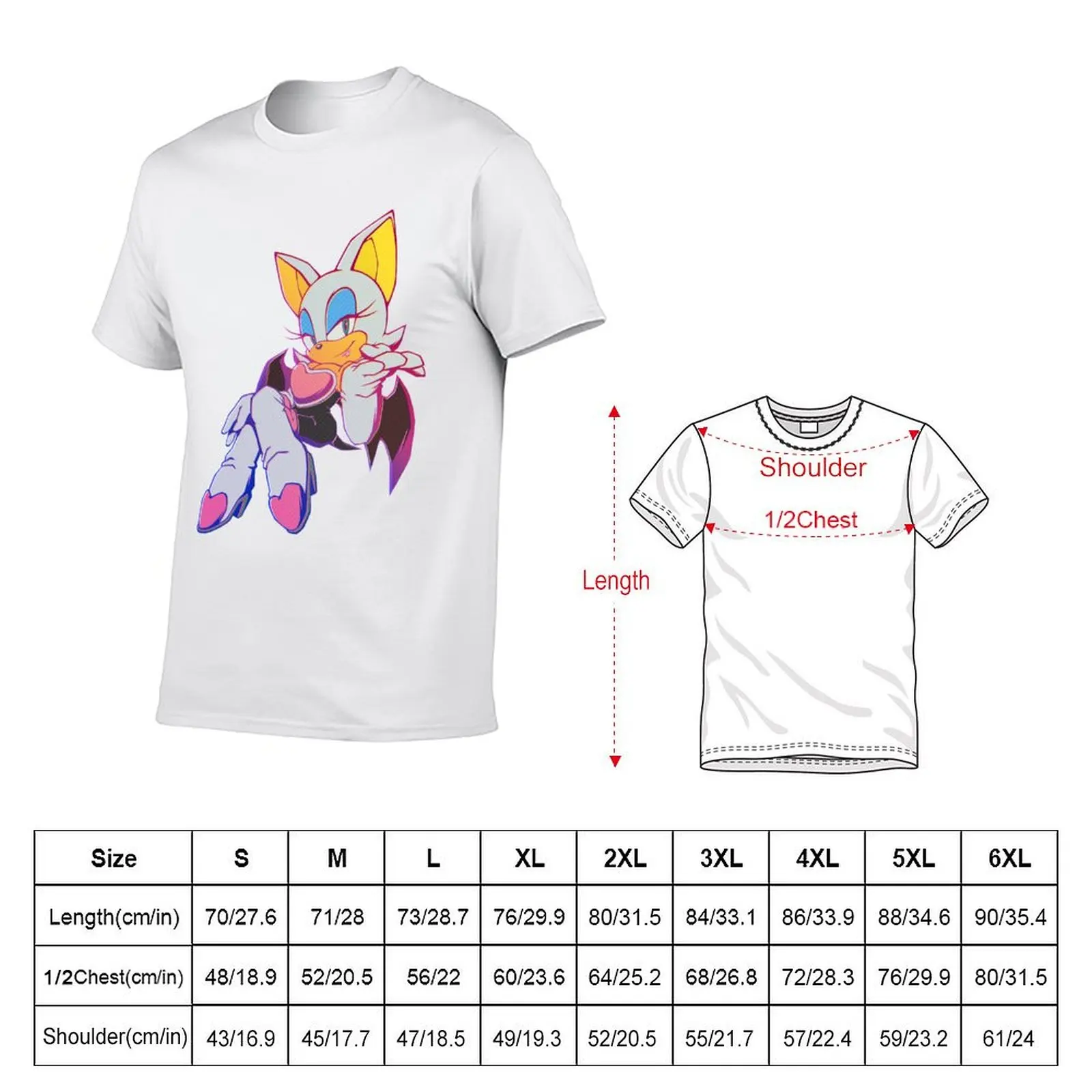 Rouge 020 T-Shirt Soft Touch Basic Cotton T-Shirt