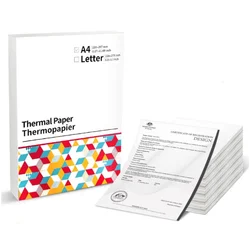 A4 Thermal Paper Compatible Thermal Paper For Phomemo M08f Portable A4 Thermal Printer For Printer Paper 200-sheets