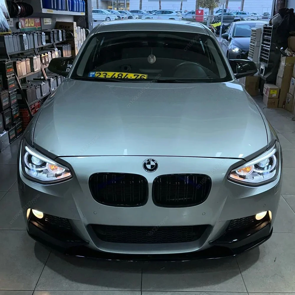 Car Front Bumper Lip Spoiler Splitter Diffuser Bodykits Tuning For BMW F20 F21 120d 120i M135i M-Sport 2012-2015 Pre-facelift