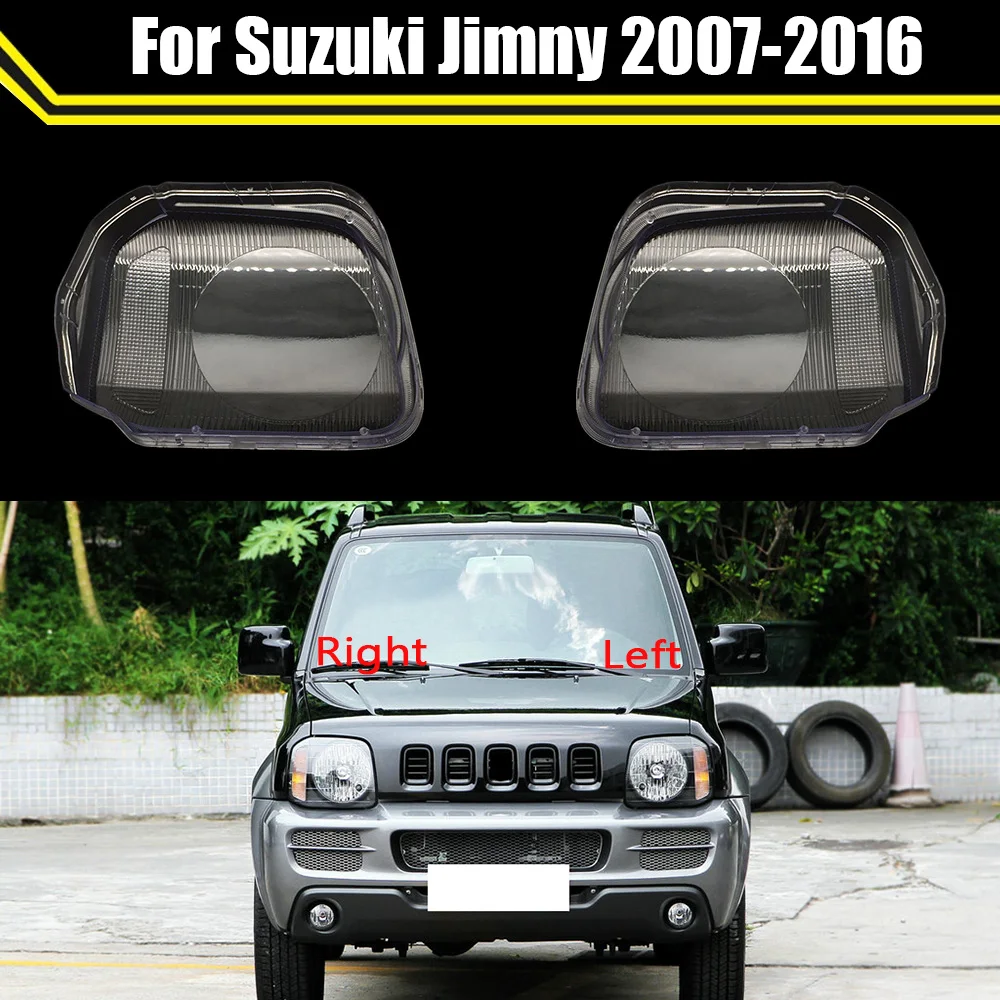 

Car Front Glass Lens Lampshade Shell For Suzuki Jimny 2007-2016 Headlamp ​Transparent Lampcover Auto Light Case Headlight Cover