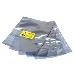 uxcell Anti Static Bags Shielding Bag 50pcs 8x12inch(20x30cm) Open Top with Labels for Hard Drive HDD SSD
