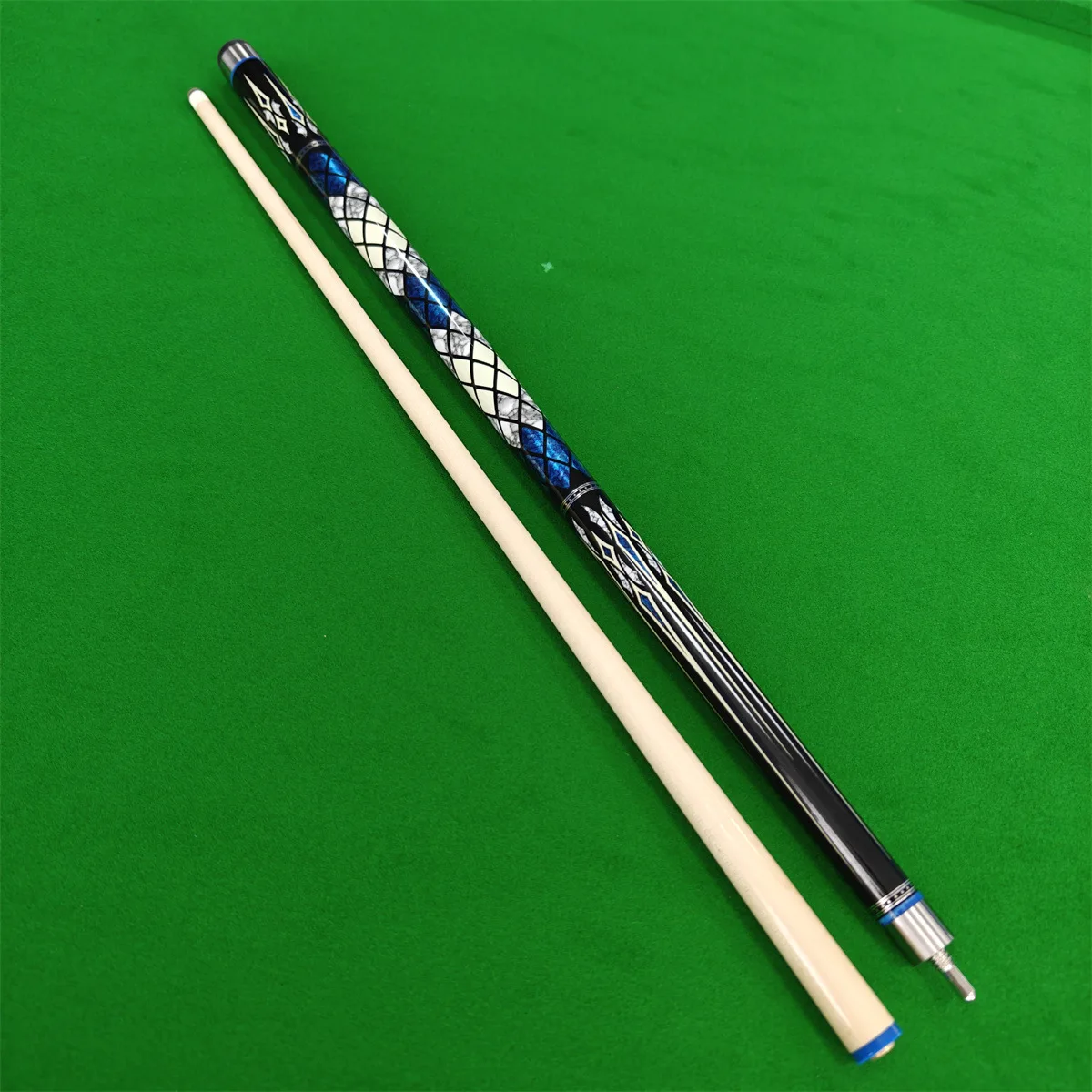 High Quality Tip 13MM Length 147CM 9 Ball Cue Stick Maple Pool Cue 1/2 Split Structure Billiards Cues