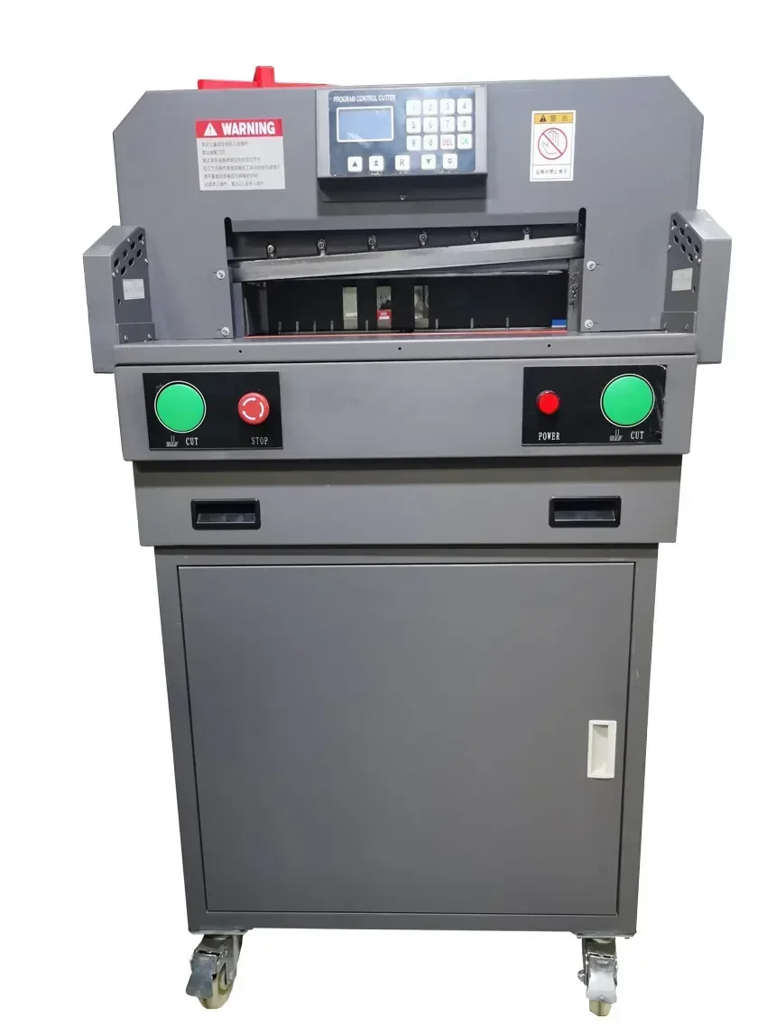 Sheet Cutter Industry Heavy Duty Guillotine 490mm Book Automatic Paper Cutting Machine