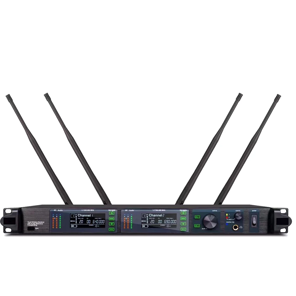 MiCWL AD4D-II Digital Wireless Microphone System 200 Channel Headset Cardioid BodyPack Transmitter