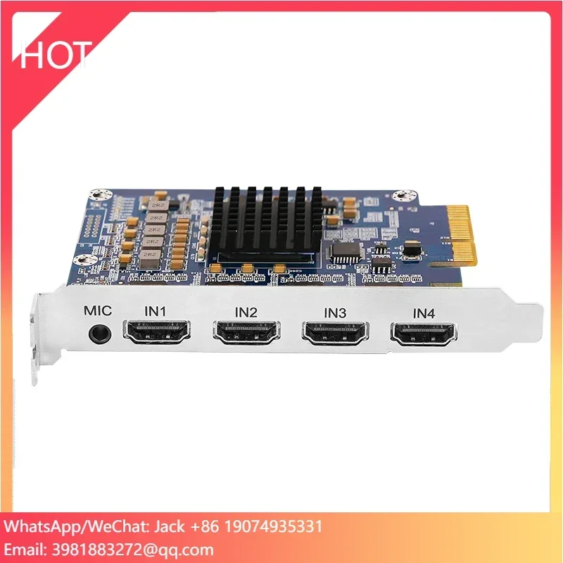 

TC200N4 4 Channels 1080P60 PCIe Video Capture Card