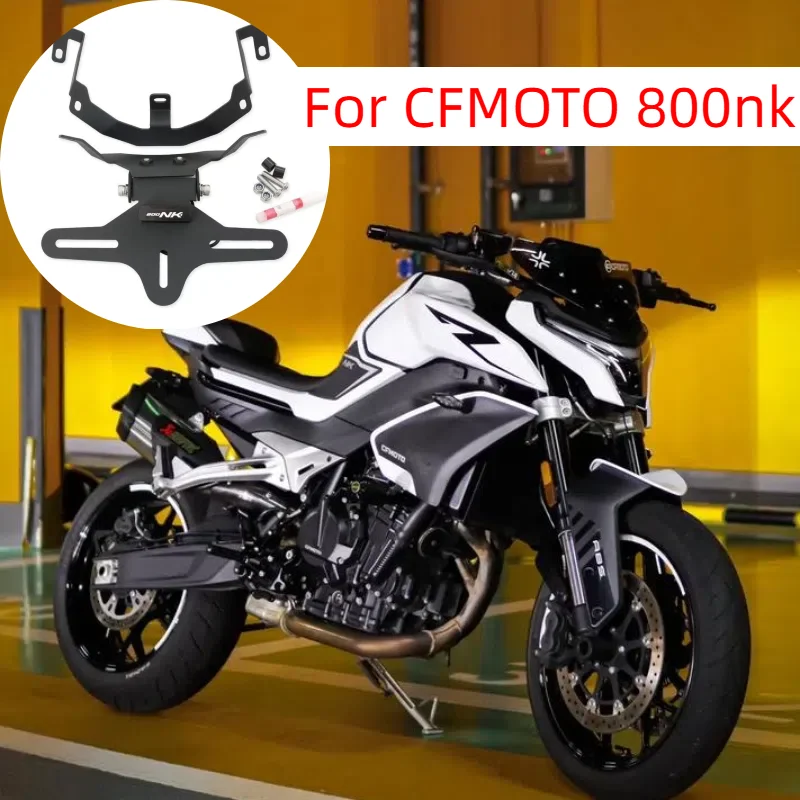 

For CFMOTO 800nk NK800 2023 2024 Motorcycle Taillight License Plate Holder Bracket Tidy Fender Eliminator Tail Signal Lamp Plate