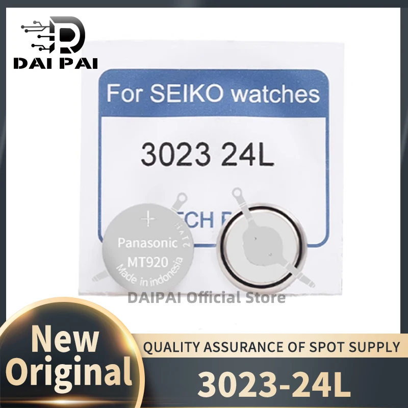 (1Pcs/Lot)  100% New original 3023-24L 3023.24L 3023 24L MT920 Watch dedicated rechargeable battery