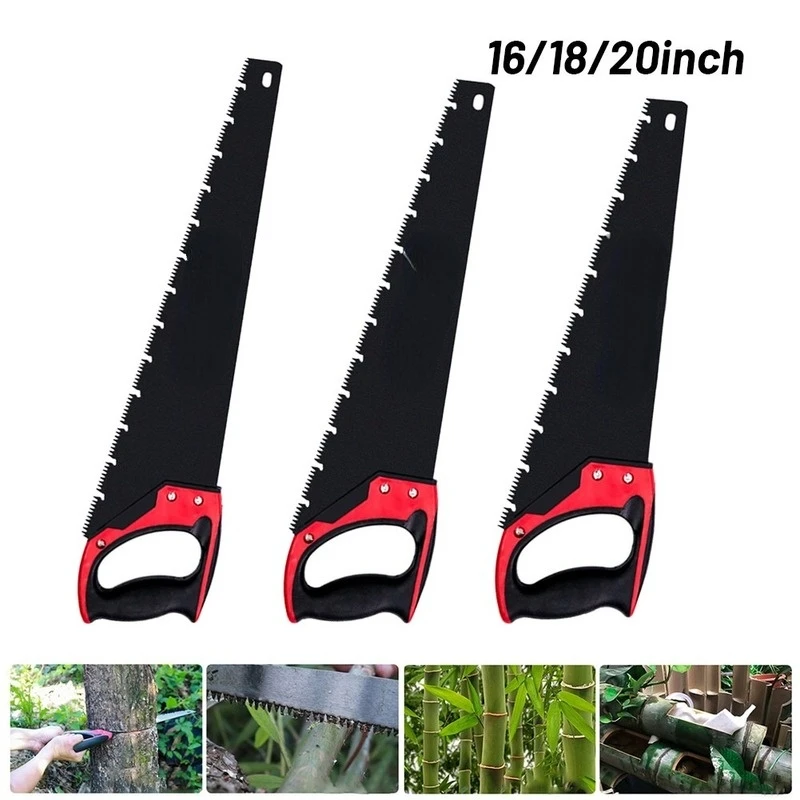 

For Garden Tenon Wood Bamboo Plastic Cutting Woodworking Tool Hand Saw Timber Saw Heavy Duty Extra Long Blade Saw 470/530/580mm