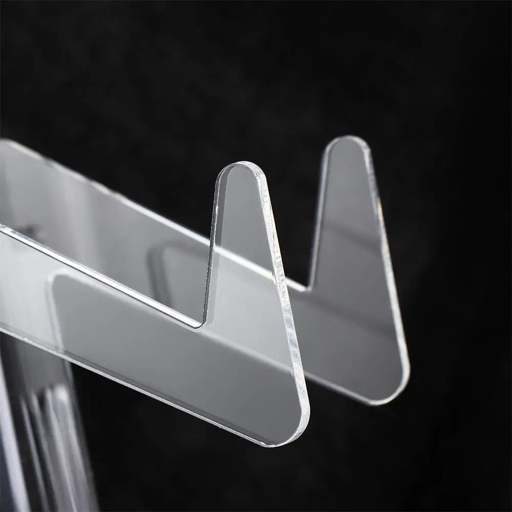 Durable Acrylic 3-Layer Controller Holder White Black Game Handle Display Stand Transparent Stability Desktop