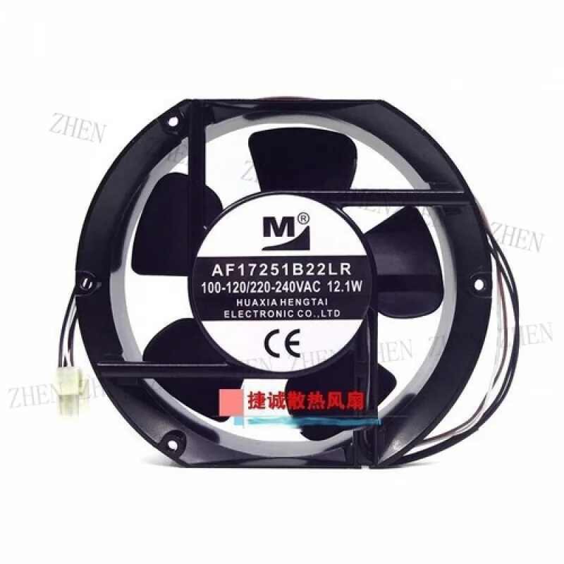 Y for  M AF17251B22LR 100-120/220-240VAC 17CM 4-wire dual voltage inverter cooling fan