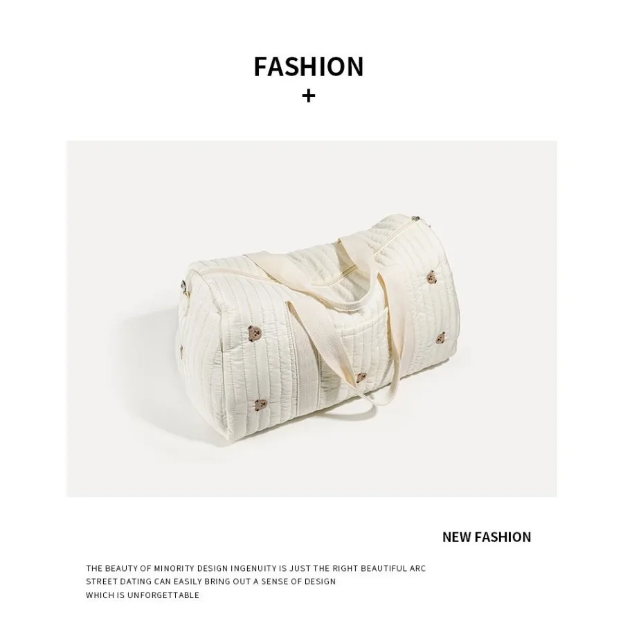 حقيبة سفر مطرزة جديدة، حقيبة أمتعة ذات سعة كبيرة، حقيبة تخزين خفيفة الوزن، حقيبة بوسطن #6