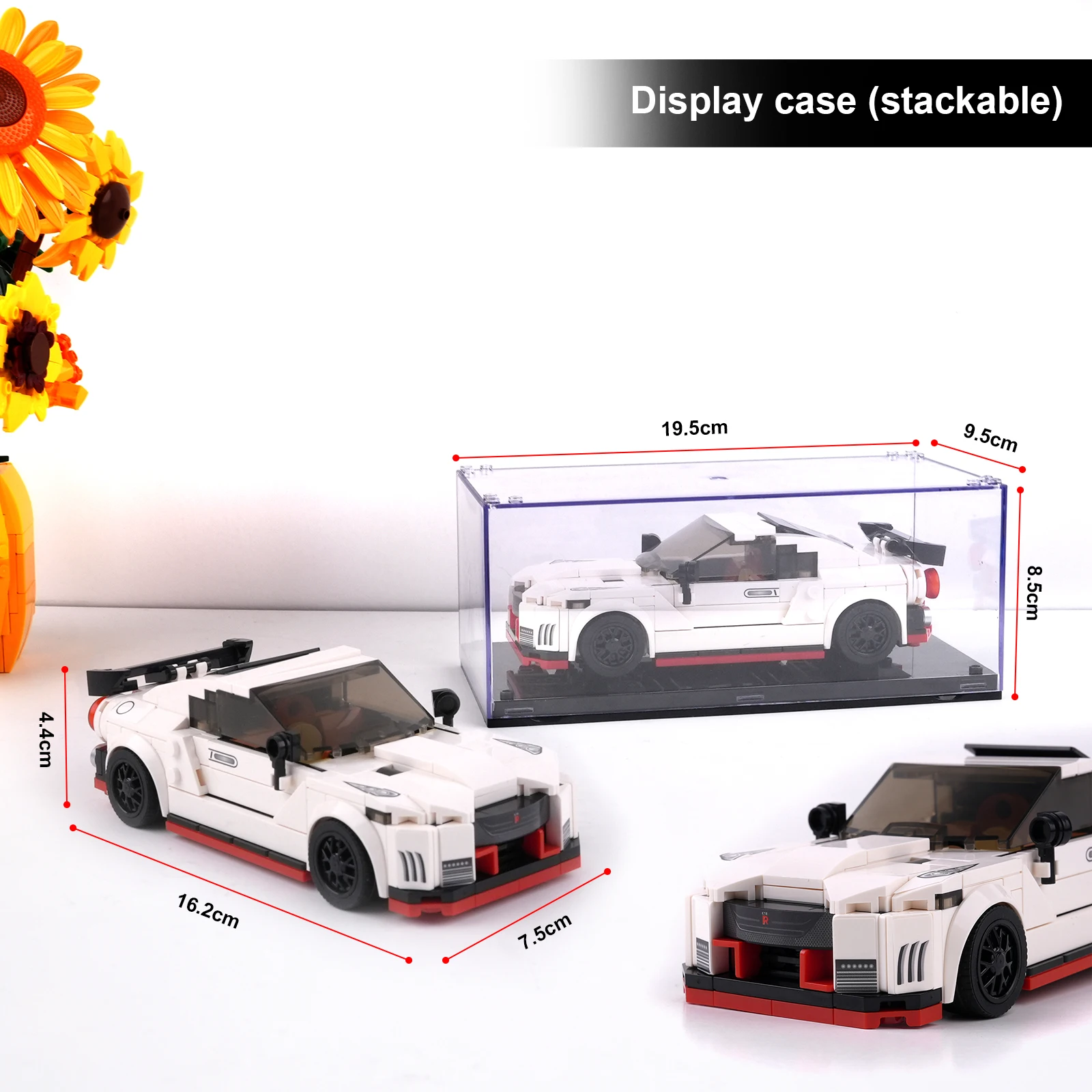 لعبة بناء سيارات سباق السريعة من مولد كينج 27031، مجموعة بناء سيارات رياضية قابلة للجمع للأطفال