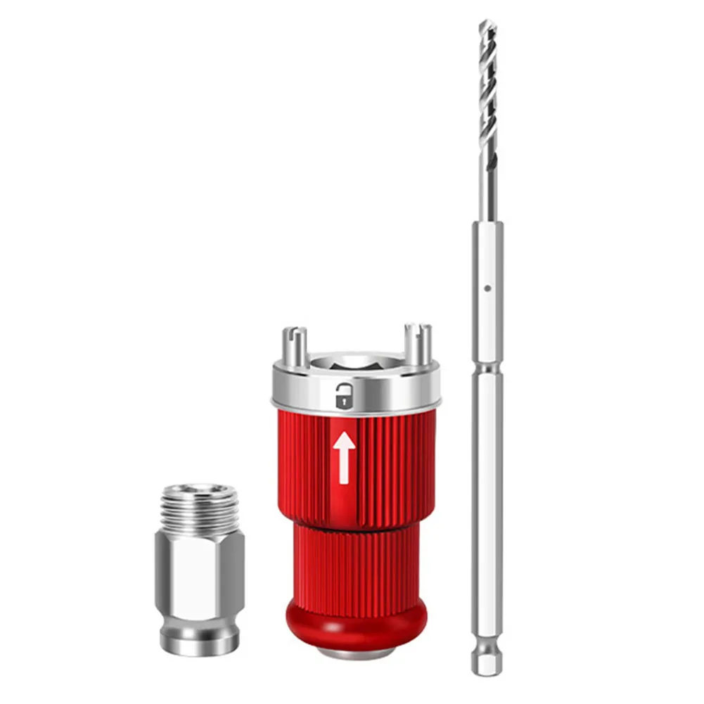 for Quick Release Rod for Hole Opener with Self Locking Mechanism 45 Manganese Steel Compact Lightweight 10mm Shank