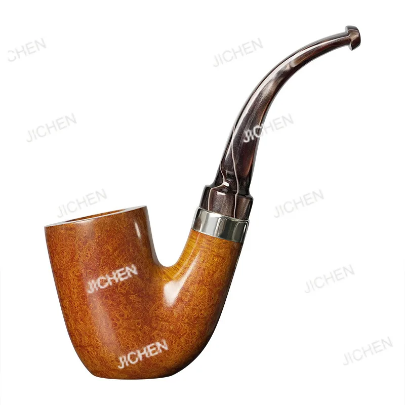 

Neu versandte Artikel Wooden Cigarette Traditional Bucket Big Bend 9MM Flue Acrylic
