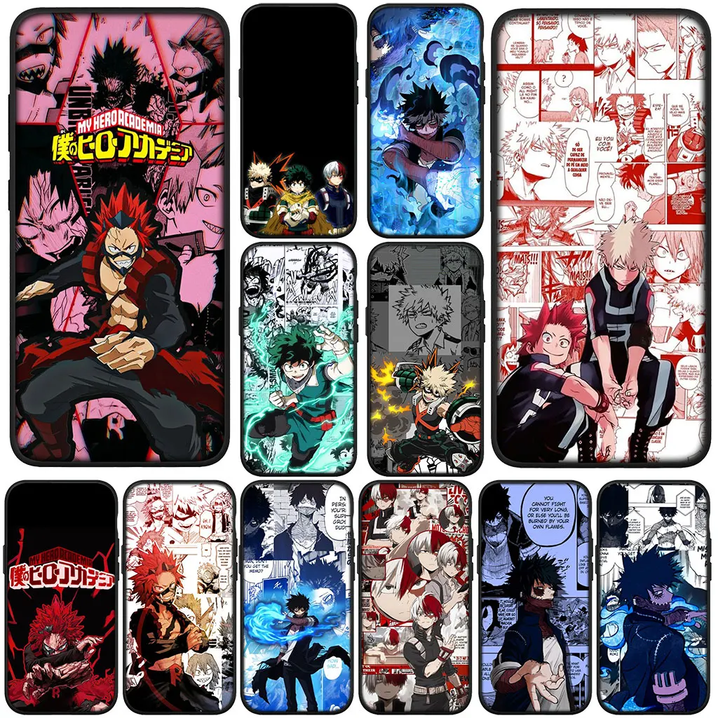 Чехол Dabi My Hero Academia Kirishima Ejirou для Motorola Moto G82 G20 G22 G23 G32 G9 G8 Power Play Plus G41 G52 G30 G71 E13 E32