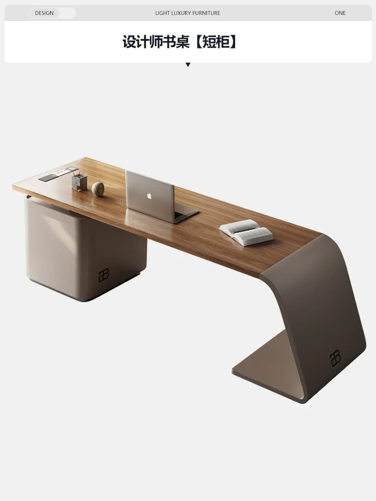 

Угловой стол, домашний компьютерный стол, итальянский минималистичный высококачественный светильник, роскошный современный стол Boss, офисная мебель