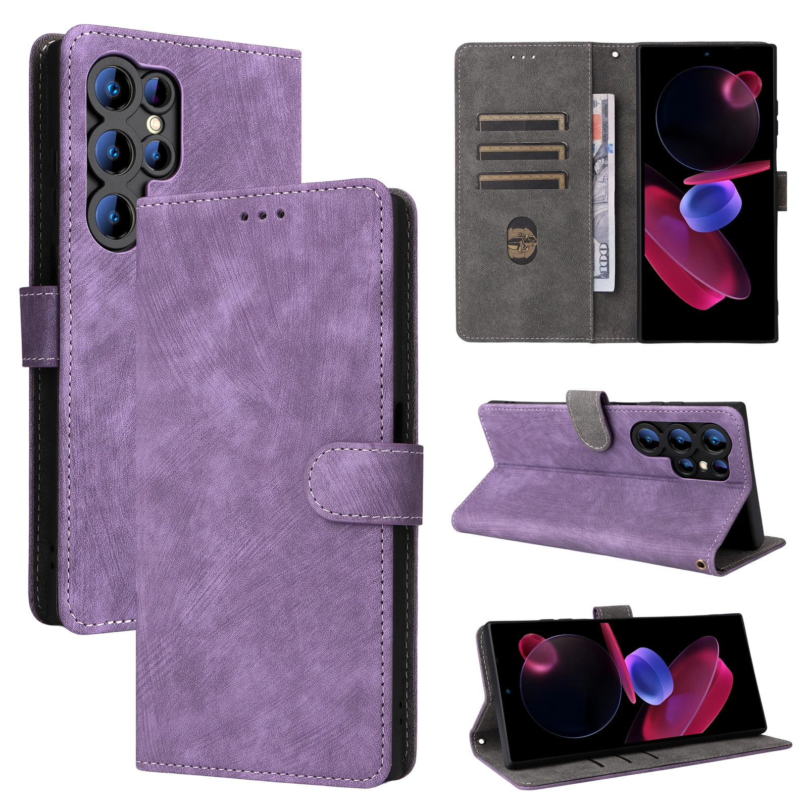 

For Oukitel C61/C61 Pro Case Retro PU Leather Back Case Cover For Oukitel C61/C61 Pro Fundas Phone Accessories