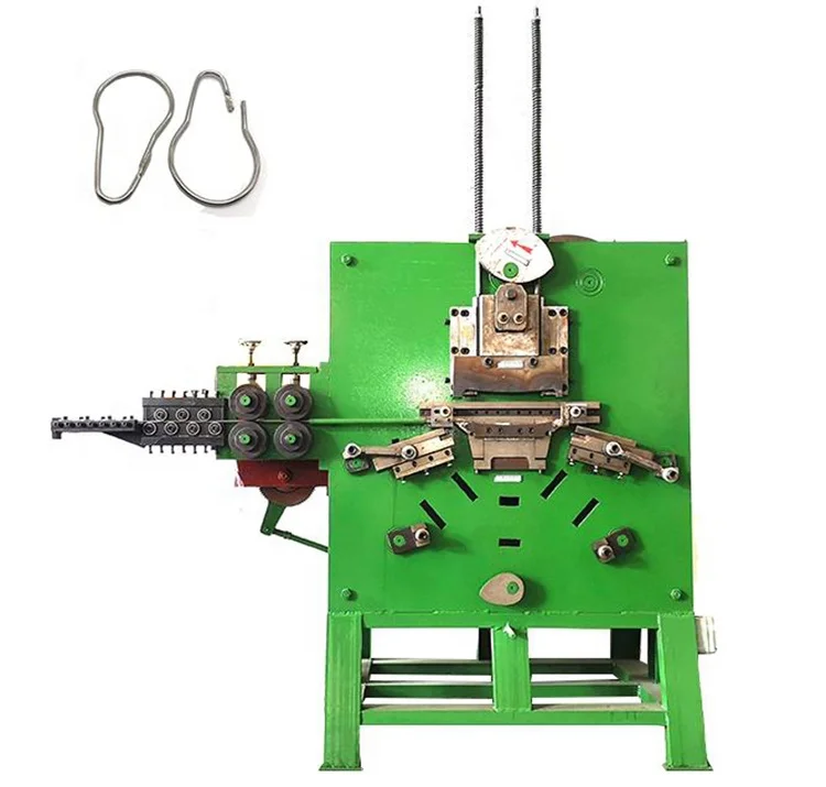Automatic CNC Metal Steel Wire Bending Butterfly Curtains Ring Hook Making Machine
