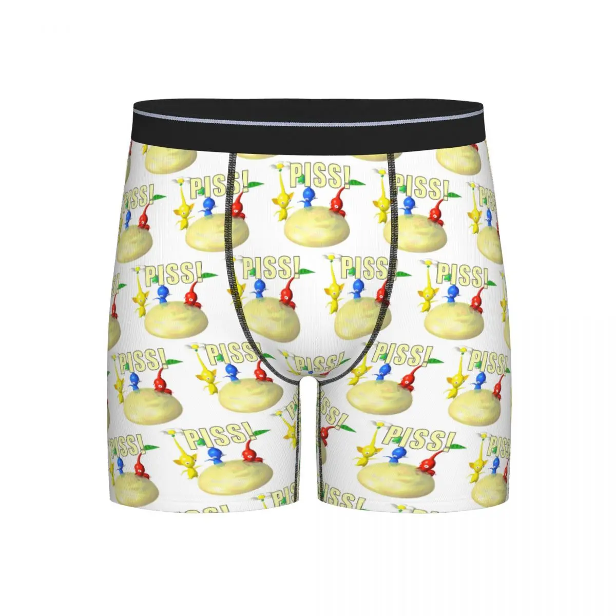 

Long Boxer Underpants Shorts The New Character Pikmin Panties Men Soft Underwear for Homme Man Boyfriend Gift