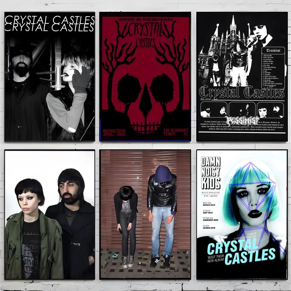 band alternative C-Crystal Castles Poster Superior Home Space Pub Indoor Decorative Art & Home Decor