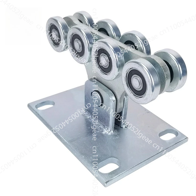 Villa Suspended Door Pulley, Construction Site Trackless Door Roller, Electric Sliding Door Foot Ground Track Wheel