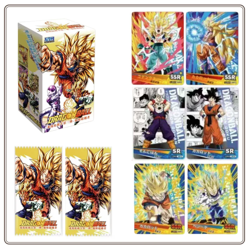 Nouvelle carte de collection Dragon Ball Vol.3-Extreme Transcender Saiyan, carte de collection rare, état Normal, cadeau du nouvel an, en Stock