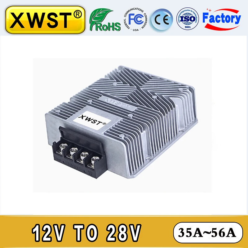 XWST DC DC Converter 12V to 28V Boost Inverter 35A 42A 50A 56A Voltage Regulator Step Up Power Transformer Module For Audio CE