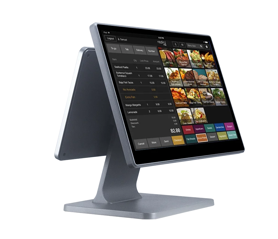 

S18 Factory Direct Custom OEM 15.6+11.6 Inch Android/Windows Touch Screen POS Machine Stable POS System Cash Register POS