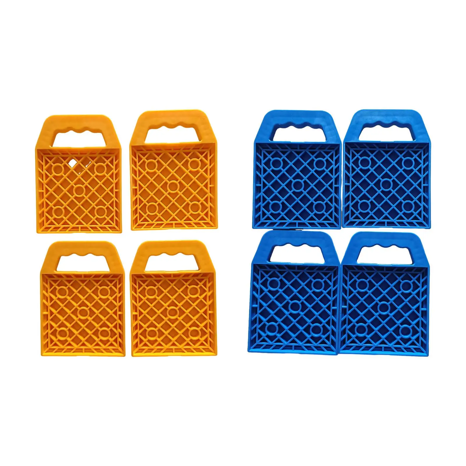 RV Leveling Pads Portable Antislip Stabilizer Blocks Heavy Load Bearing for Travel Trailer Campsite