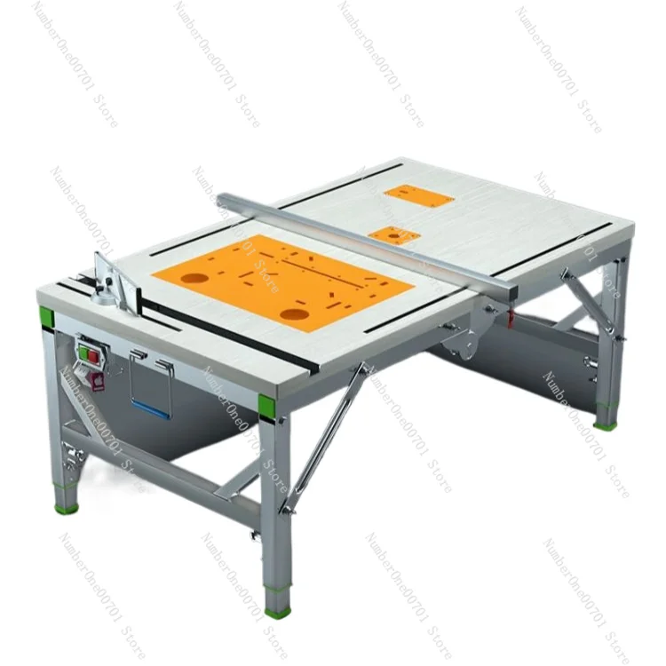 

Carpenter's Wood SA Small Decoration Inverted Sliding Table Saw Portable Foldable Saw Bench Elevated Working Platform