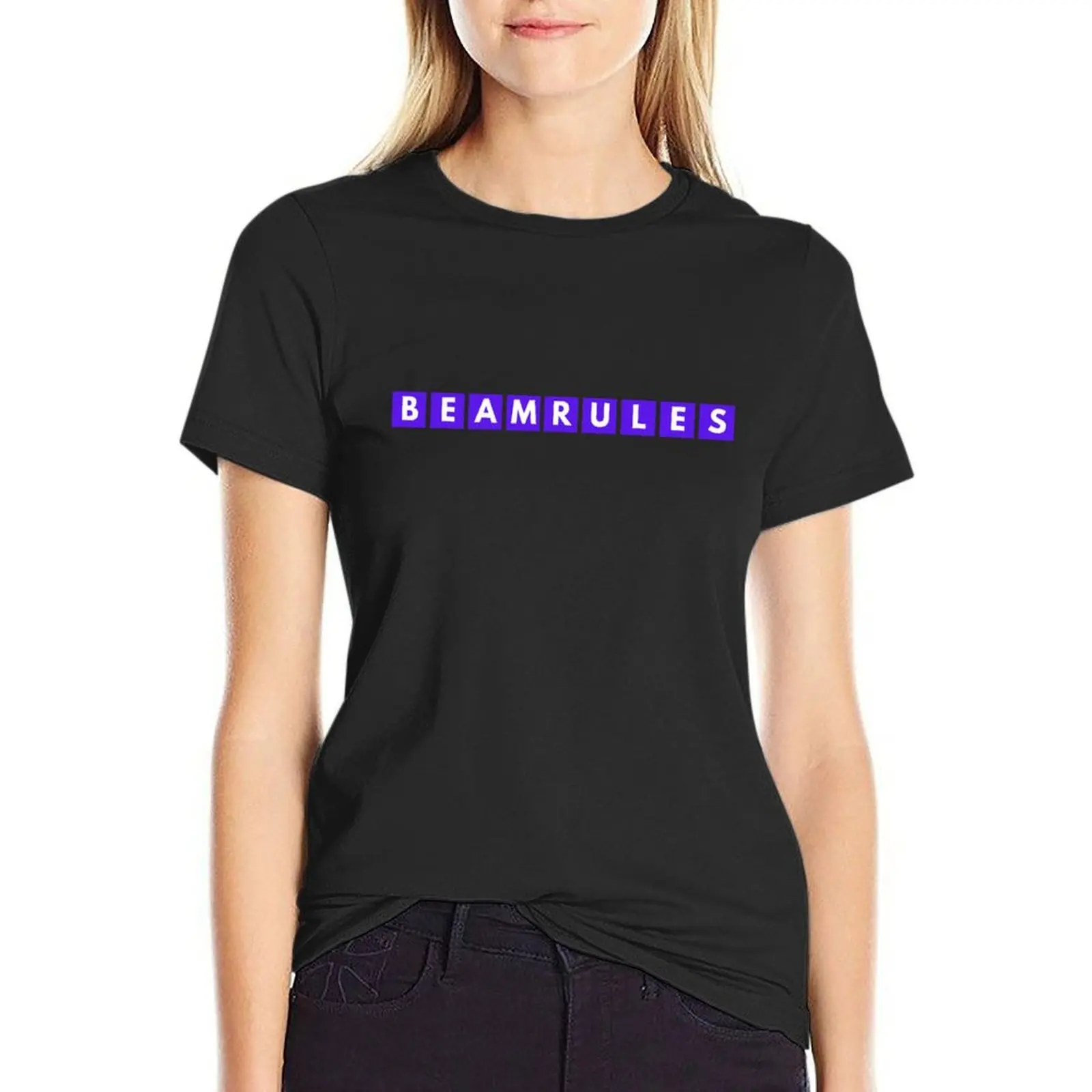 

Beamrules Sean Lock T-shirt summer top Blouse Women clothes