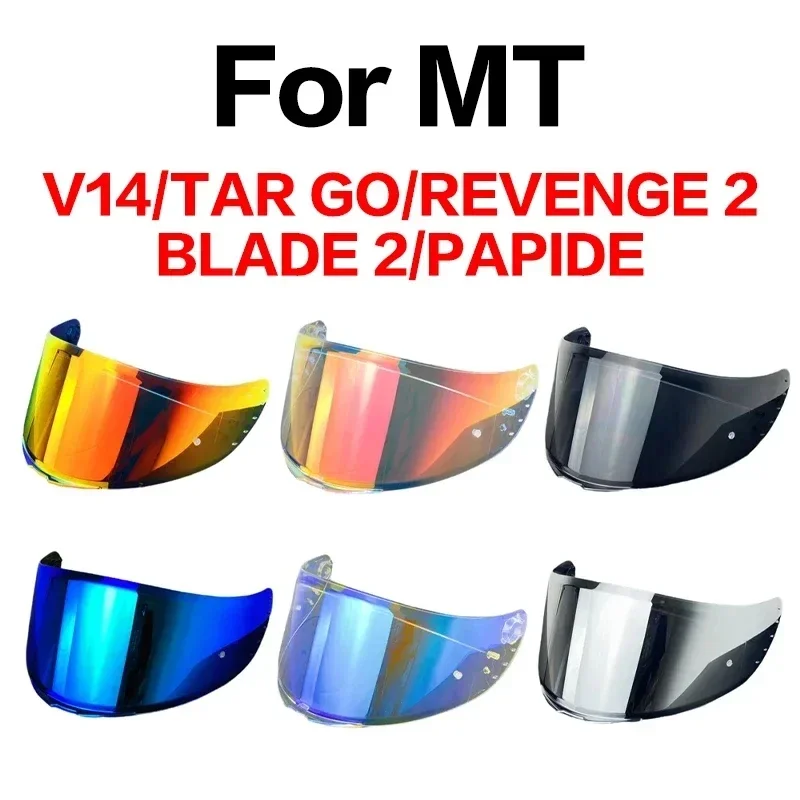 MT-V-14 Helmet Shield for MT Mtorcycleo Helmet Parts for Model RAPID,RAPID PRO,BLADE 2 SV,REVENGE 2,TARGO Capacete Moto