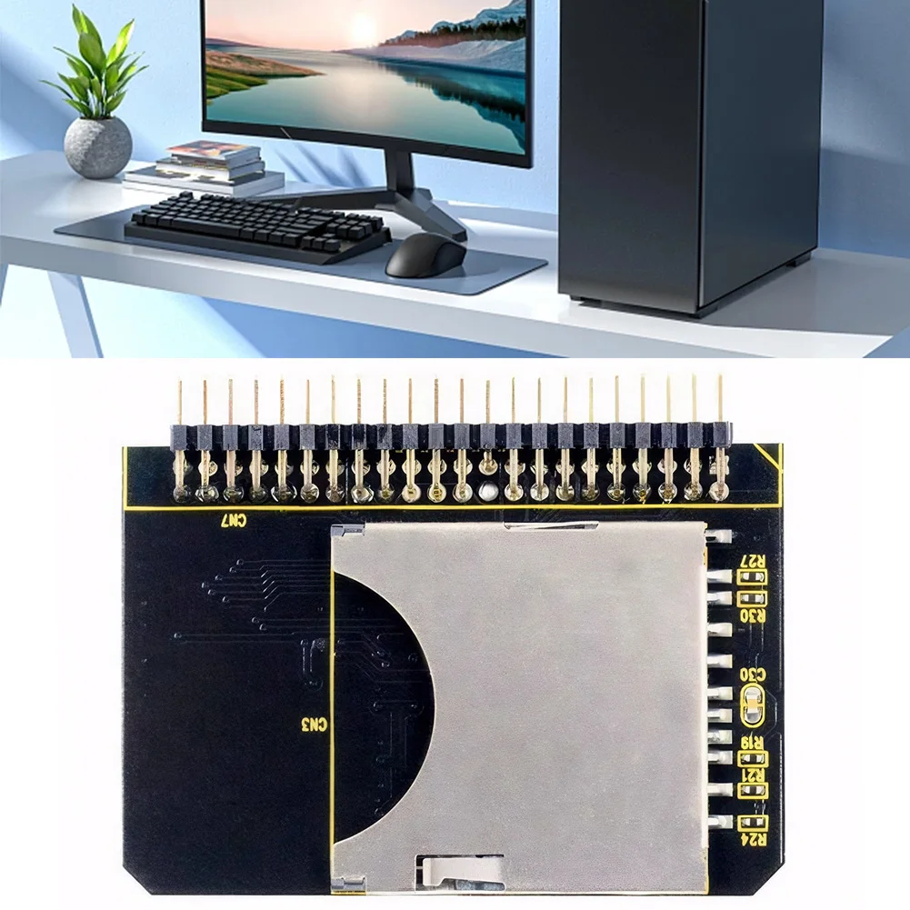 محول بطاقة ذاكرة SSD لأجهزة الكمبيوتر المحمول والكمبيوتر اللوحي ، SD to "، 44 دبابيس ، SDHC ، SDXC ، MMC ، IDE ، المحول
