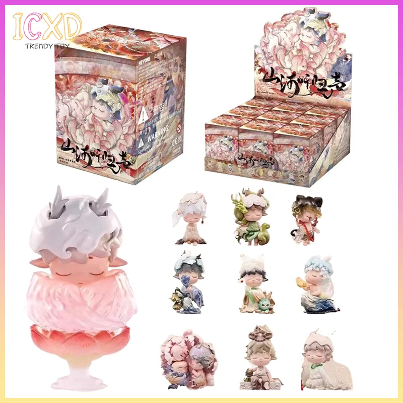 

Heyone Mimi Echoes Of Mountainsand Rivers Series слепая коробка игрушка милый настольный орнамент коллекция модель загадочная коробка подарки-сюрпризы