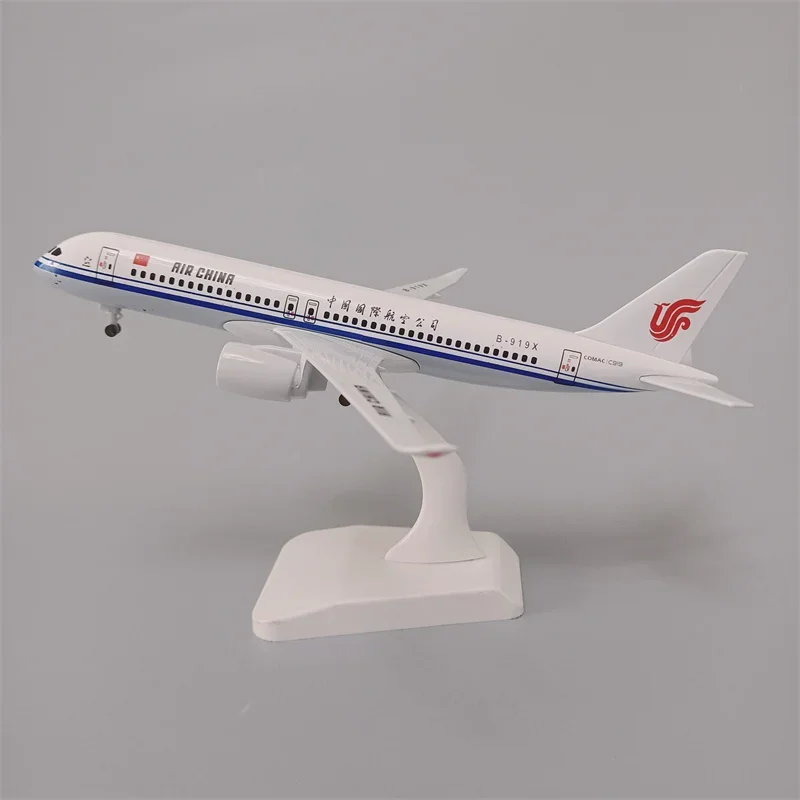 NEW 19cm Air China COMAC C919 Airlines Aircraft Diecast Airplane Model Plane Model Aircraft with Wheels Landing Gears Aeroplane