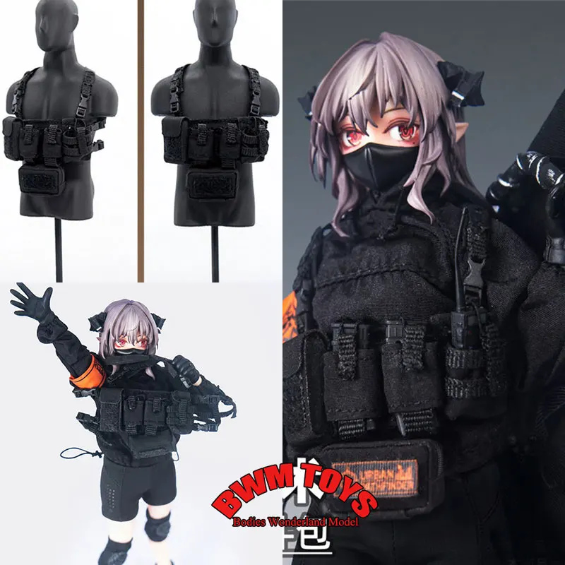 

In Stock KARASU UTCR01 1/12 Scale Soldier Scene Tactical Chest Hanging Accessory Kit For 6inch Action Figure Doll