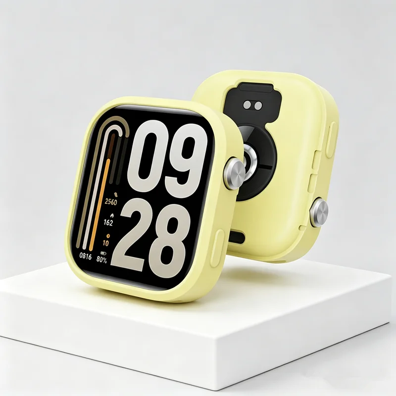 Silikonhülle für Xiaomi Redmi Watch 6, Schutzhülle, Schutzrahmen für Redmi Watch 6 SmartWatch, Bumper-Shell-Zubehör – Detail 2