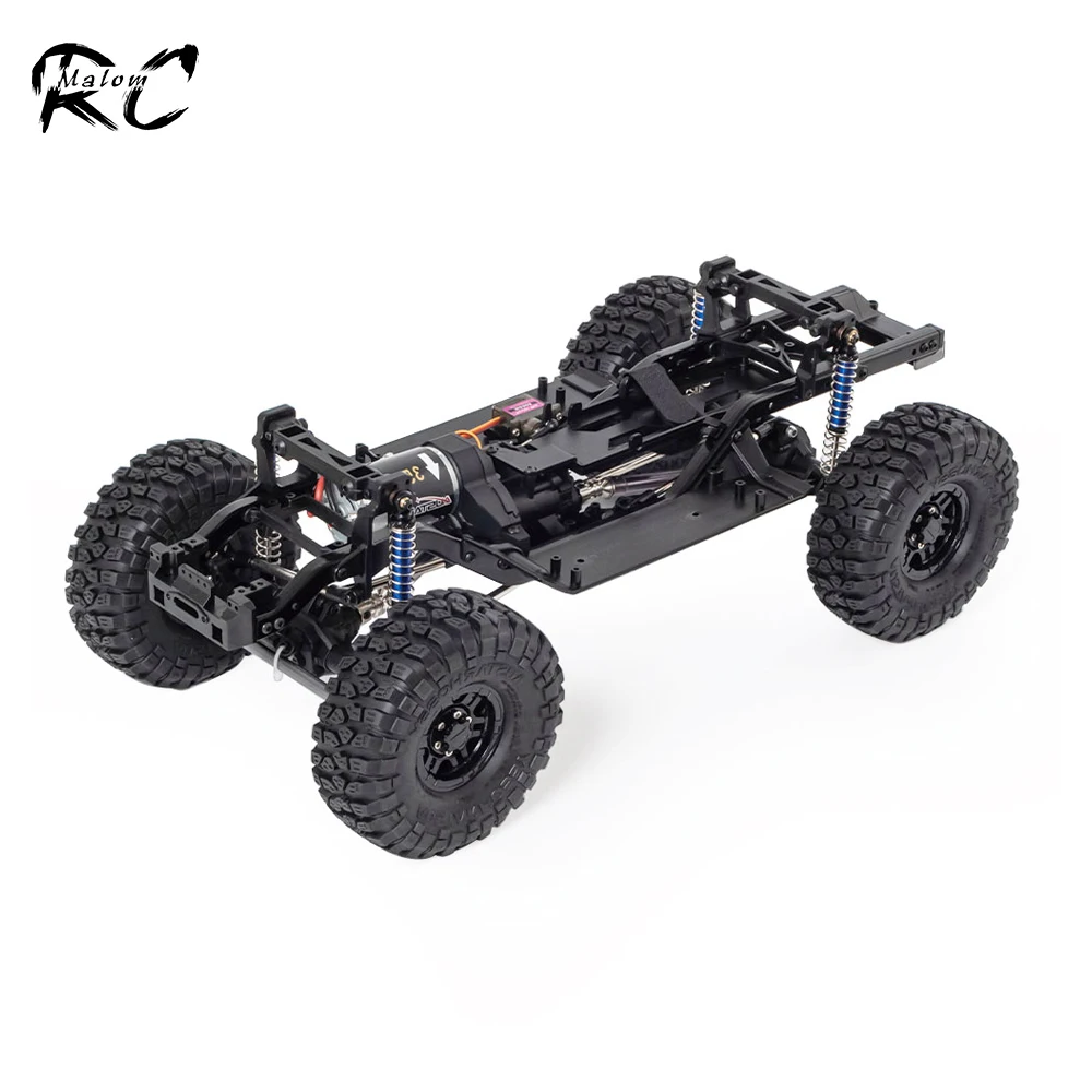 313mm Wheelbase Chassis Frame Set with 35T 550 Motor 2 Speed Transmission for 1/10 RC Car Rock Crawler  TRX4 D90 Upgrade