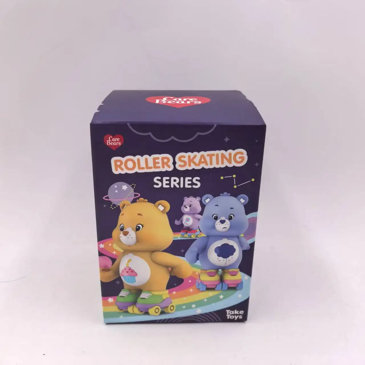 Authentieke Miniso Kawaii Carebears Blind Box MINI Schattige pop Regenboog Beer Figuur Ornament Cadeau Meisje Verjaardagscadeau Kerstcadeau