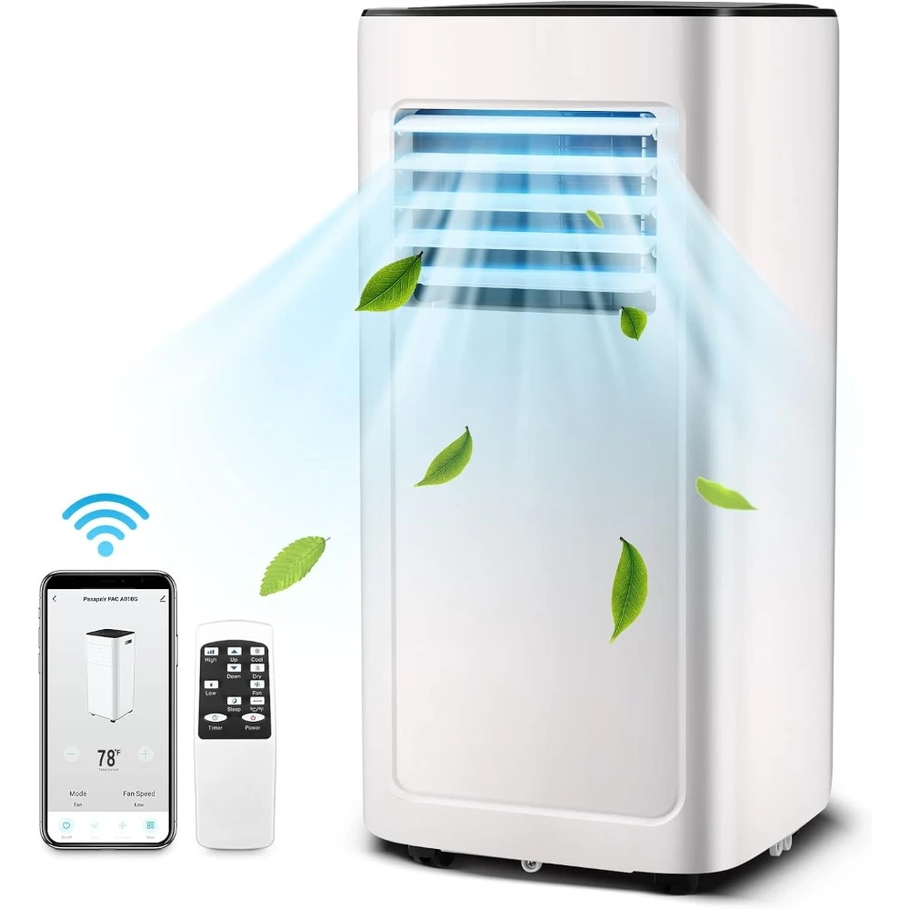 for 10000BTU WiFi Portable Air Conditioner – Portable AC with Remote&App Control – 4-in-1 AC Unit for Room with Cooling