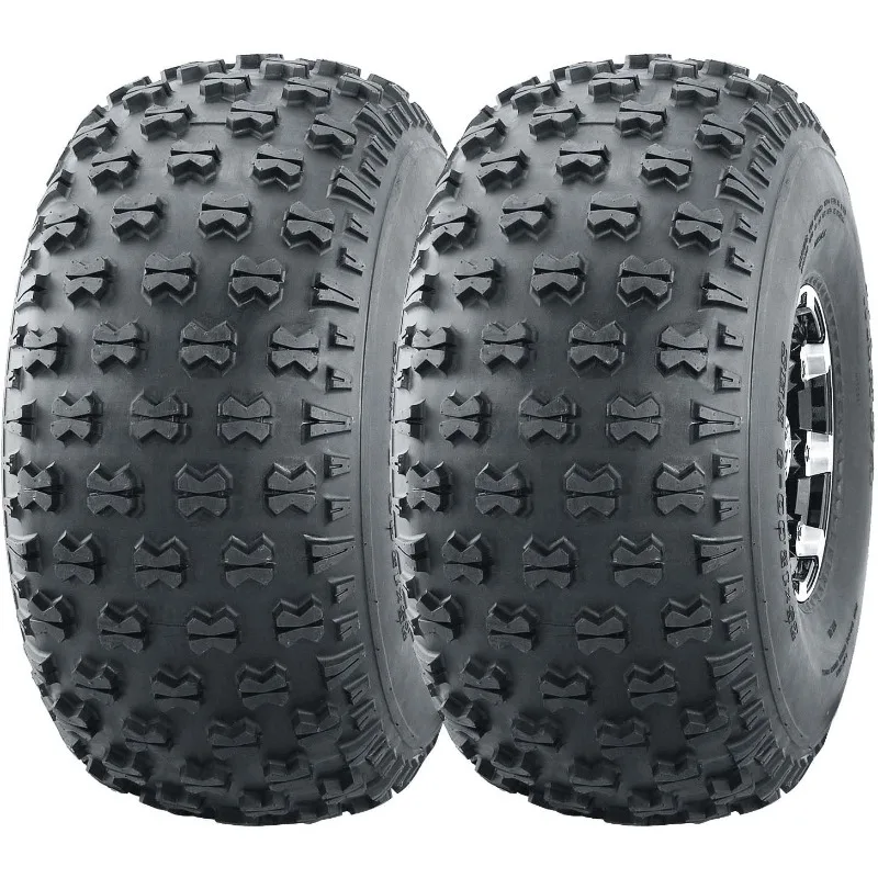 

WANDA Set of 2 Utility ATV Tires 22.5x10-8 22.5x10x8 Heavy Duty
