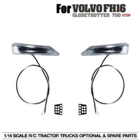RC Model Turn Signal Lamp Chin Side Light for 1/14 Tamiya RC Truck Car VOLVO FH16 750 56360 Diy Parts Toys